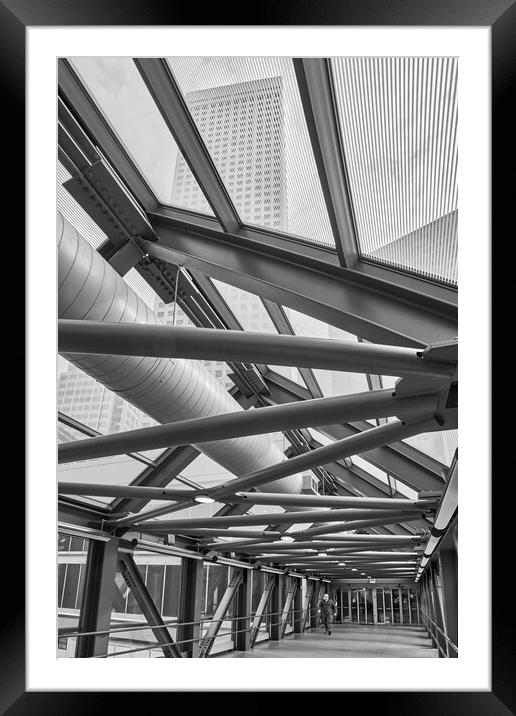 Skyway Into City Center Framed Mounted Print by Jim Hughes