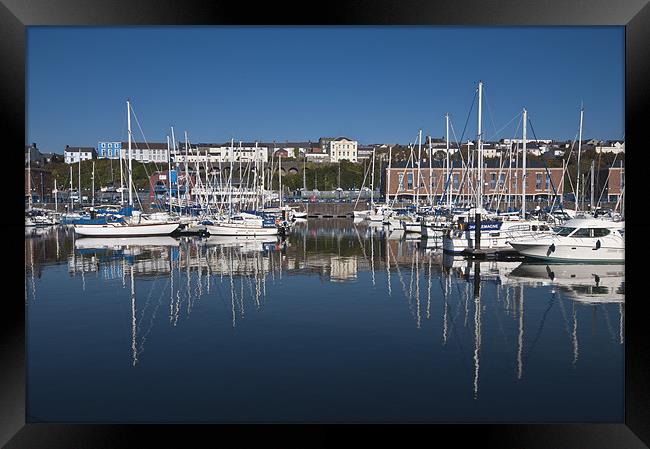 Milford Haven Marina Framed Print by Steve Purnell