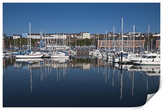 Milford Haven Marina Print by Steve Purnell