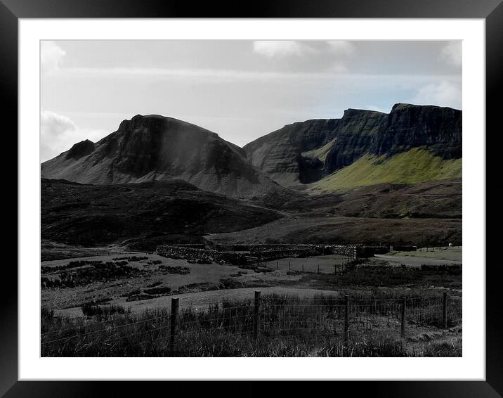 The Quiraing Skye Framed Mounted Print by Andy Lightbody