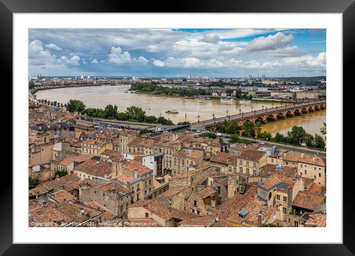 Bordeaux city, France  Framed Mounted Print by Jim Monk