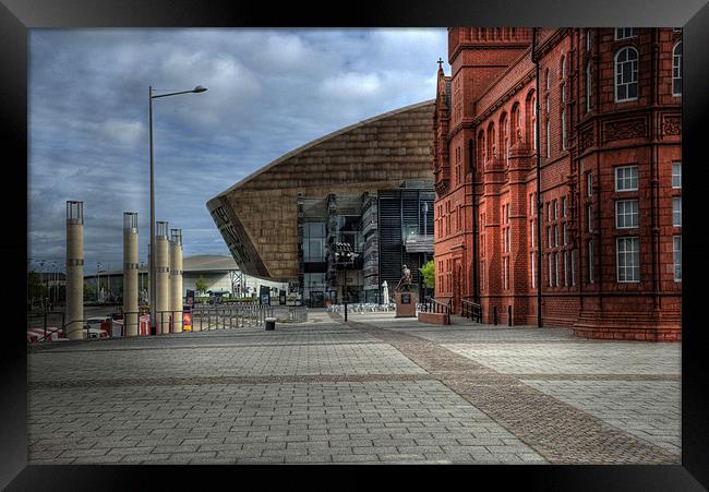 Cardiff Bay Framed Print by Steve Purnell