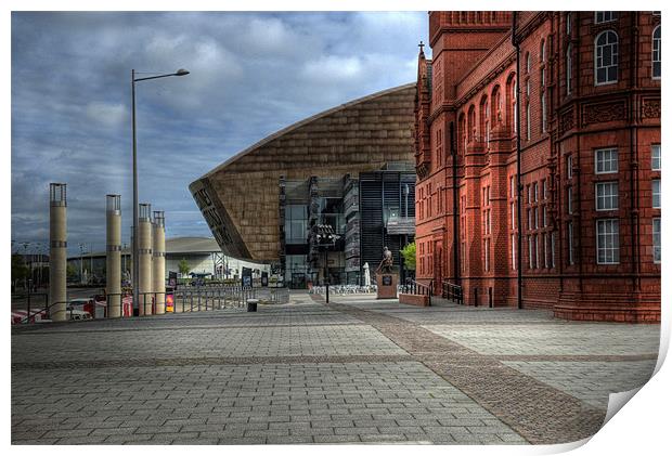 Cardiff Bay Print by Steve Purnell