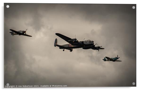 Battle of Britain Memorial Flight Acrylic by Kev Robertson