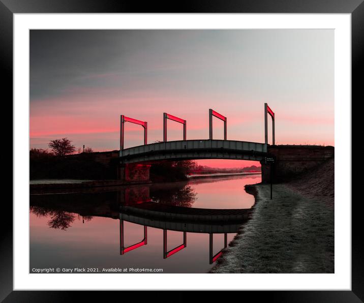 Thorne Bridge Early Morning Sunrise Framed Mounted Print by That Foto