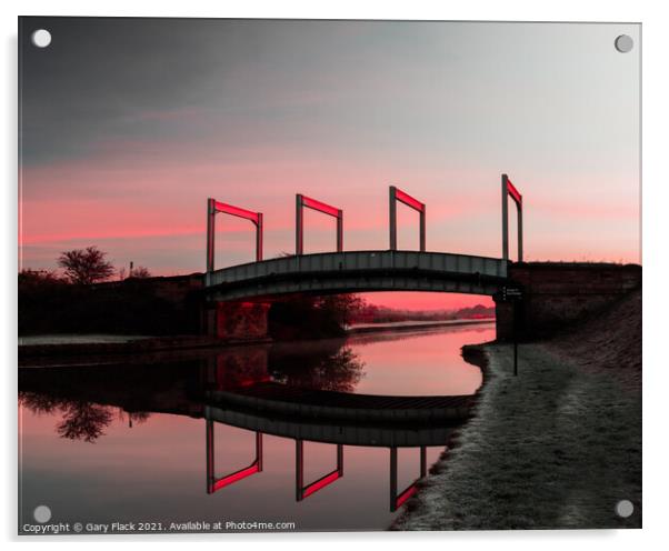 Thorne Bridge Early Morning Sunrise Acrylic by That Foto
