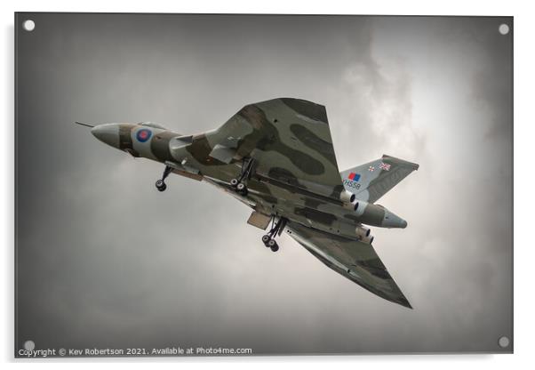 Avro Vulcan Acrylic by Kev Robertson