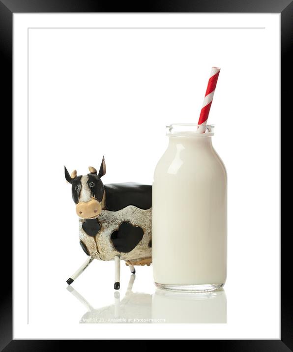 Fresh Milk Framed Mounted Print by Amanda Elwell