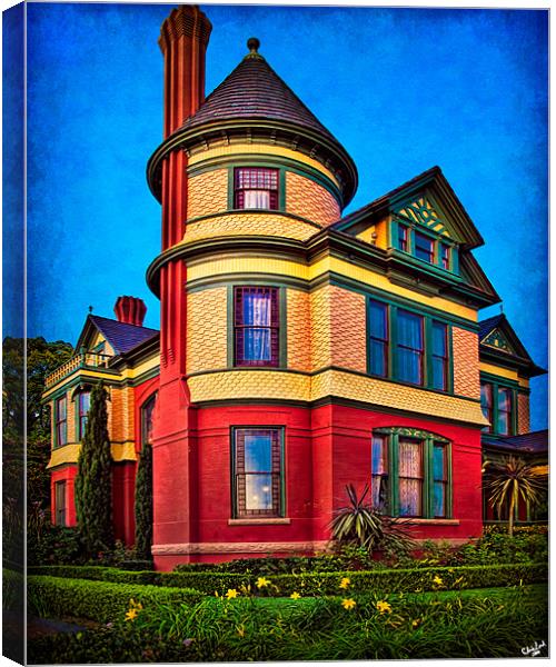 The House On The Corner Canvas Print by Chris Lord