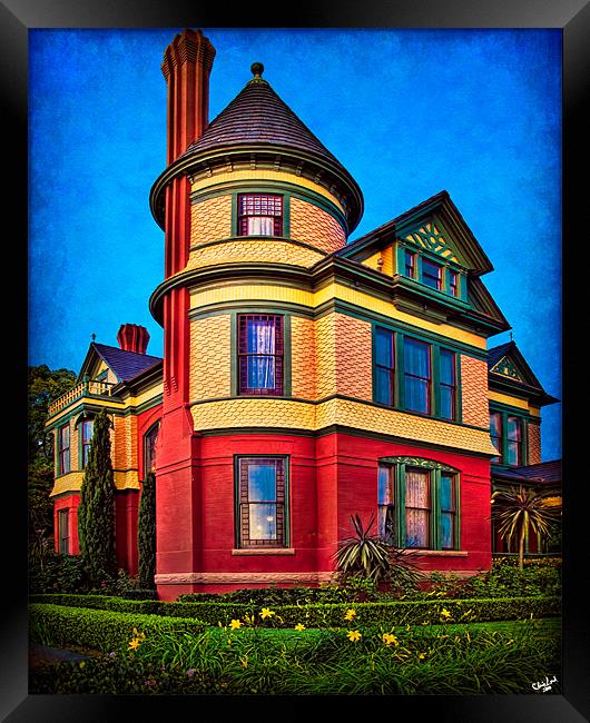 The House On The Corner Framed Print by Chris Lord