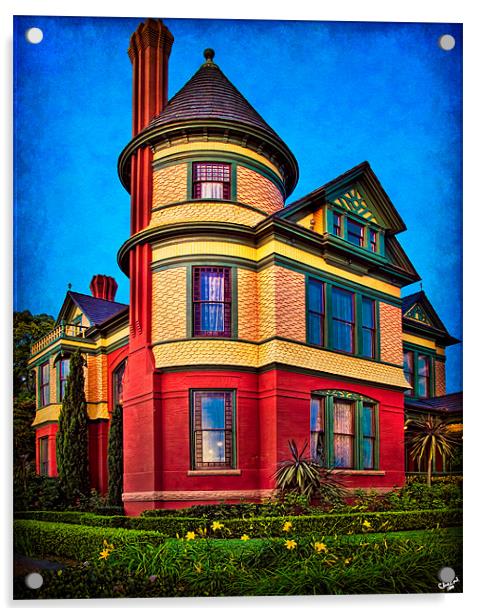 The House On The Corner Acrylic by Chris Lord