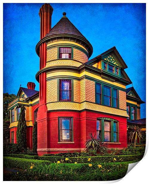 The House On The Corner Print by Chris Lord
