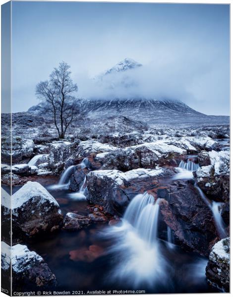 Majestic Buachaille Etive Mor Canvas Print by Rick Bowden