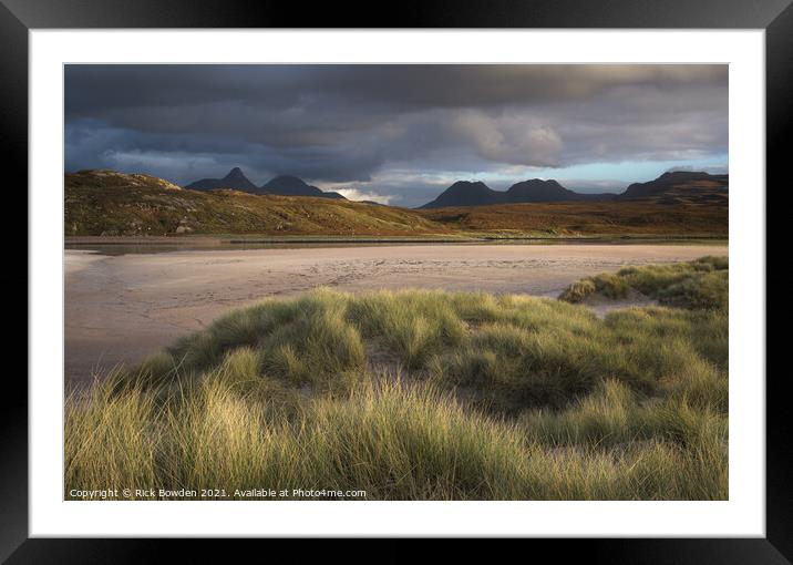 Dunes of Achnahaird Bay Framed Mounted Print by Rick Bowden