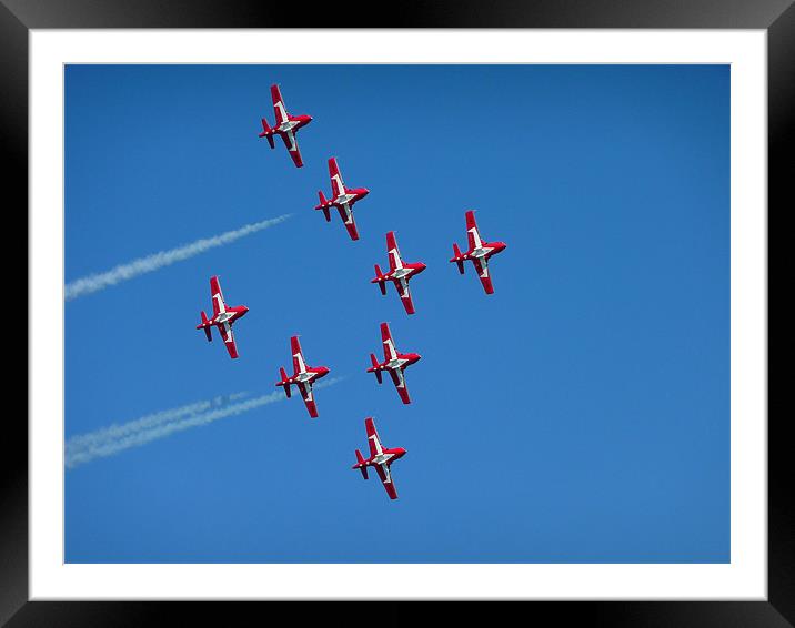 Canadian Snowbirds Framed Mounted Print by Diane Hovey