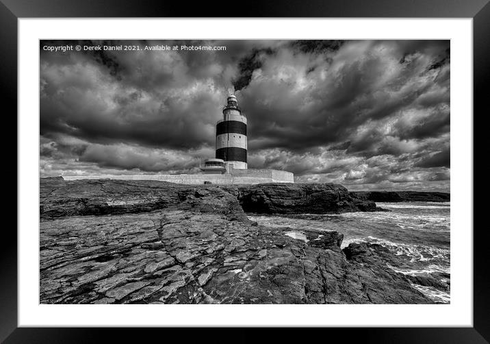 Hook Head Lighthouse, County Wexford, Ireland  Framed Mounted Print by Derek Daniel