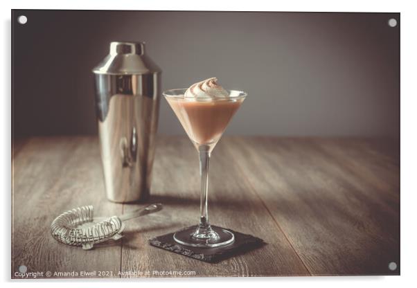 Cocktail Acrylic by Amanda Elwell