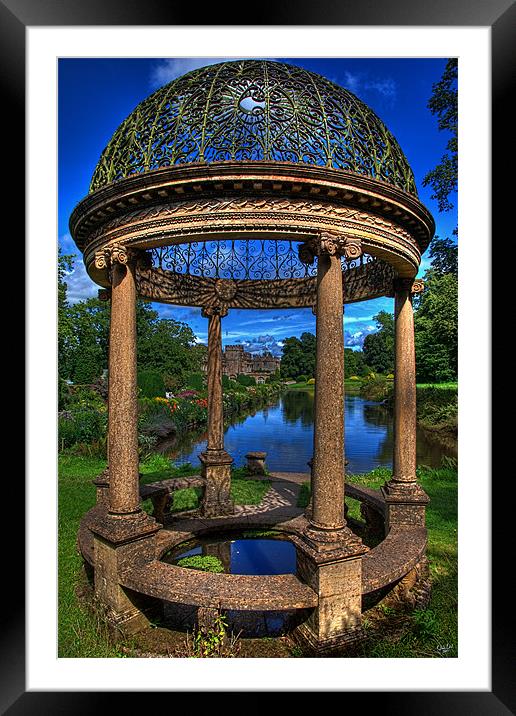 The Abbots Gazebo Framed Mounted Print by Chris Lord