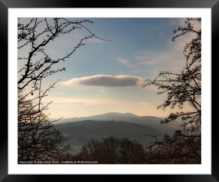 Serene scene over Windermere in the Lake District  Framed Mounted Print by Dee Lister