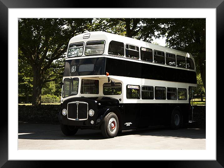 AEC Regent Bus Framed Mounted Print by Peter Elliott 