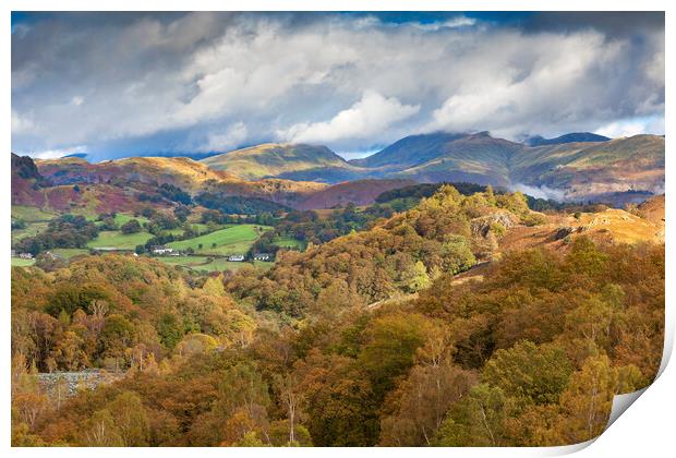 Cumbrian Landscape Print by David Hare