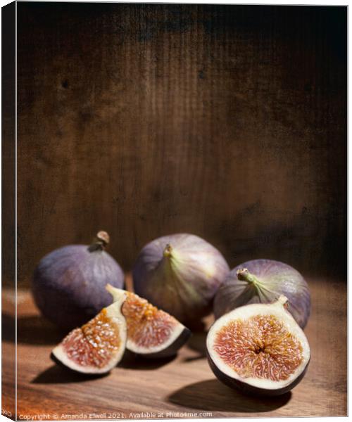 Figs Canvas Print by Amanda Elwell