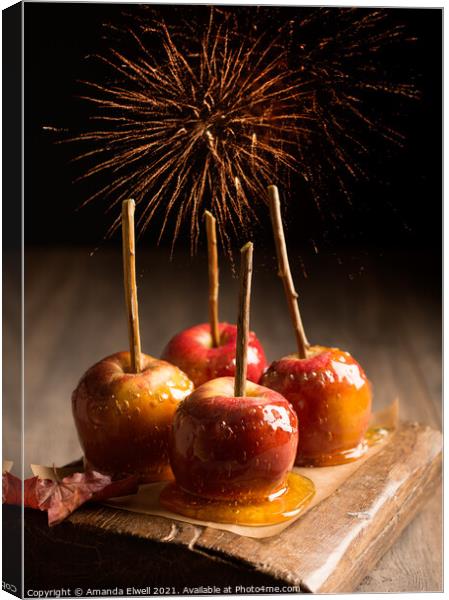 Toffee Apples Group Canvas Print by Amanda Elwell