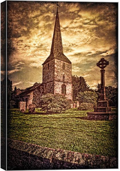 An English Country Church Canvas Print by Chris Lord
