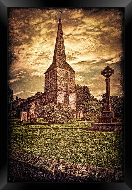 An English Country Church Framed Print by Chris Lord