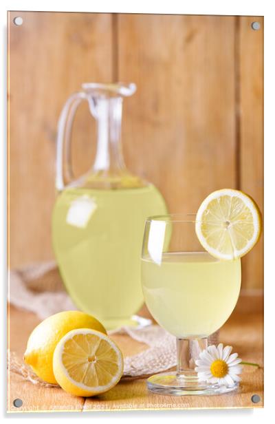 Lemonade Acrylic by Amanda Elwell