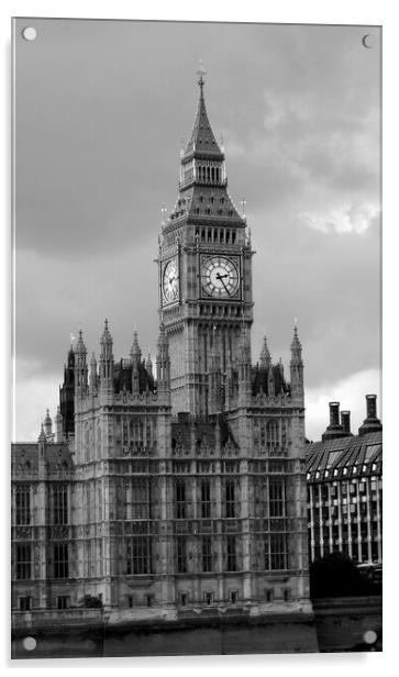 Big Ben in London Acrylic by Scott Anderson