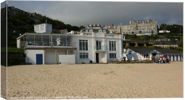 Porthminster Cafe, St Ives, Cornwall Canvas Print by Brian Pierce