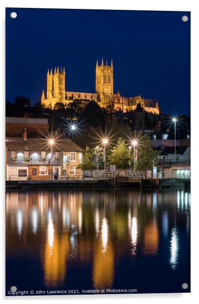 Brayford Reflections Acrylic by John Lawrence