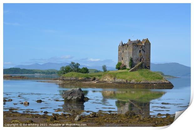 Castle Stalker Print by Ed Whiting