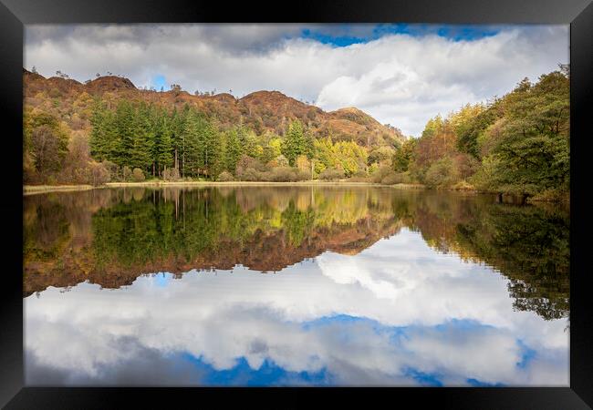 Cumbrian Reflections Framed Print by David Hare
