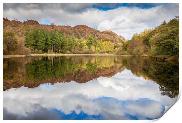 Cumbrian Reflections Print by David Hare