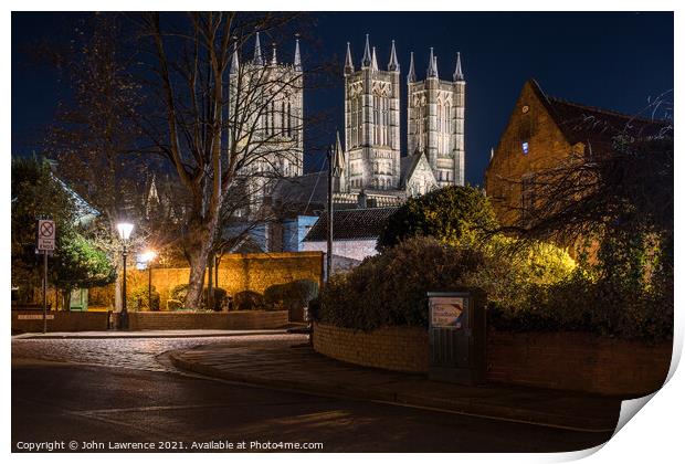 Lincoln Cathedral Long Exposure Print by John Lawrence