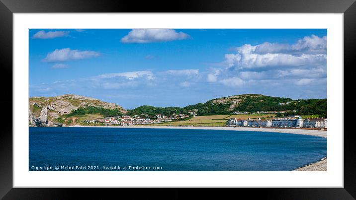 Llandudno Bay, Conwy, Wales, UK Framed Mounted Print by Mehul Patel