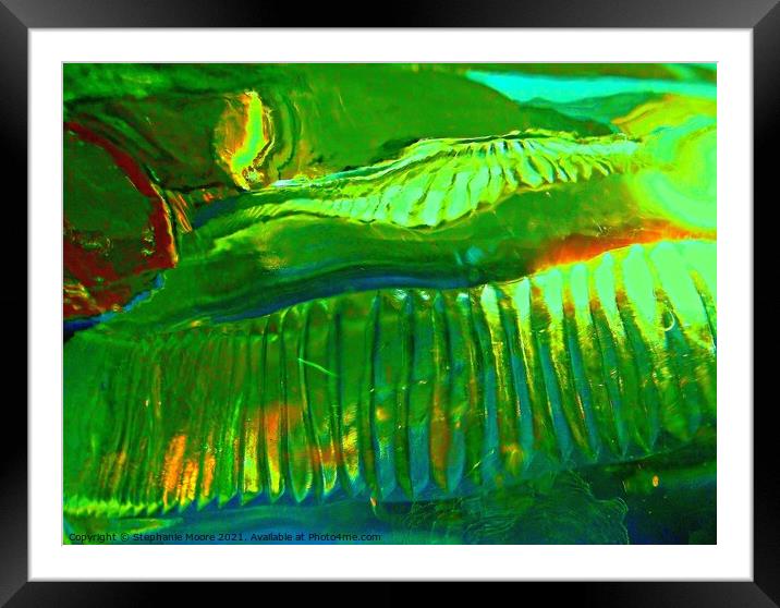 Abstract 10214 Framed Mounted Print by Stephanie Moore
