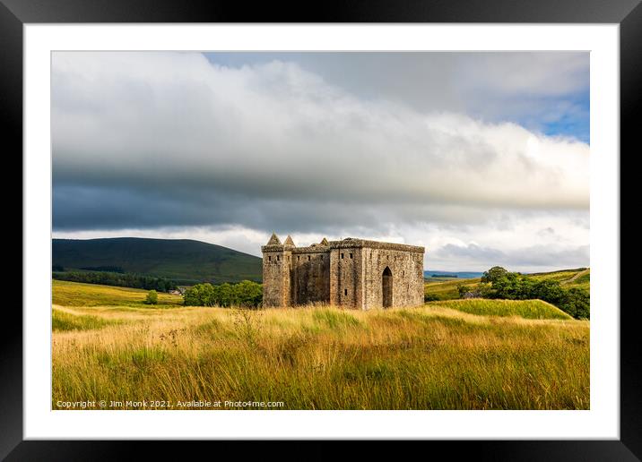 Hermitage Castle, Scotland Framed Mounted Print by Jim Monk