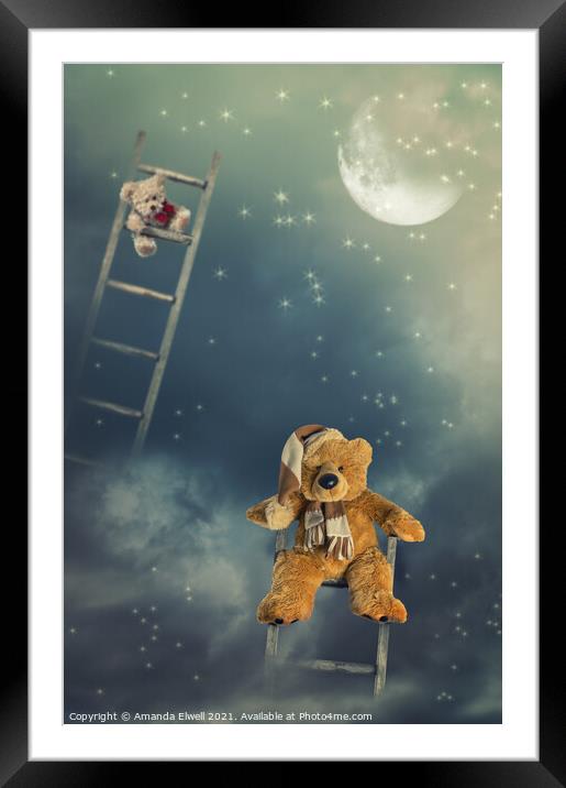 Reach For The Stars Framed Mounted Print by Amanda Elwell