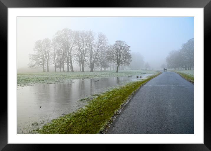 Walk in the park Framed Mounted Print by Michael Brookes