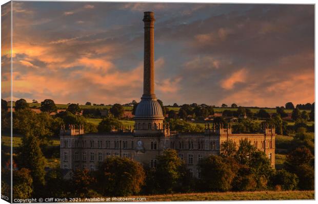 Bliss Mill Oxfordshire Canvas Print by Cliff Kinch