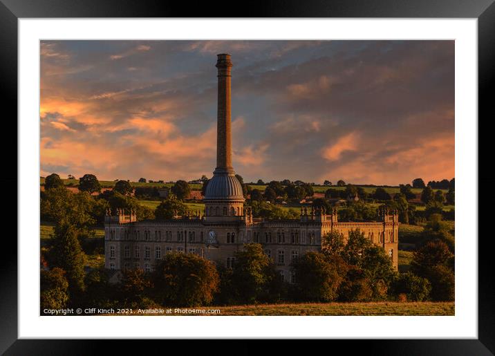 Bliss Mill Oxfordshire Framed Mounted Print by Cliff Kinch