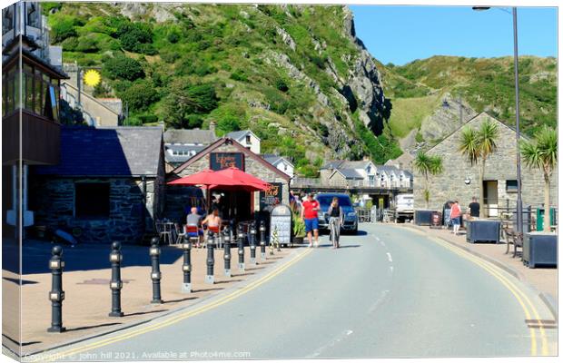 Barmouth in Wales. Canvas Print by john hill