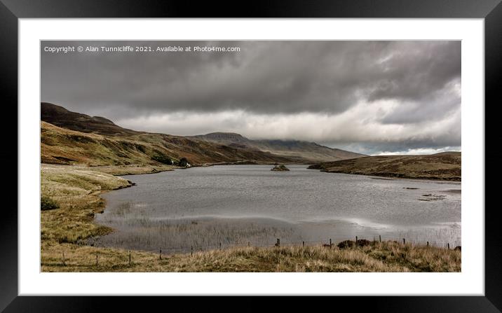 Loch Fada Framed Mounted Print by Alan Tunnicliffe