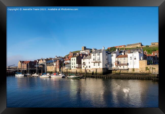 Whitby Framed Print by Jeanette Teare