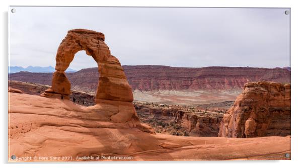 Delicate Arch in Arches National Park, Moab, Utah, USA Acrylic by Pere Sanz