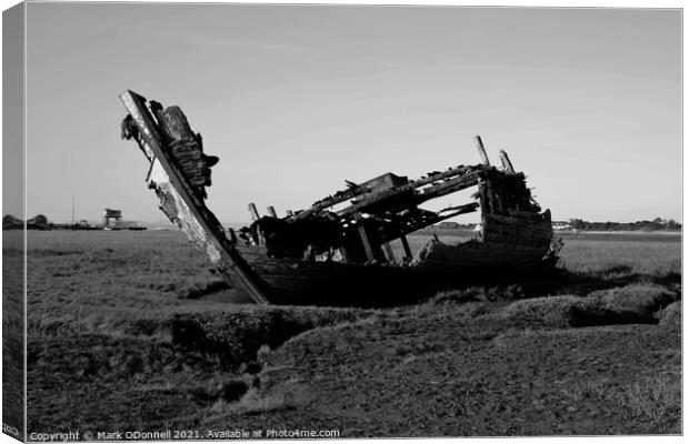 Ship Wreck 1 Canvas Print by Mark ODonnell