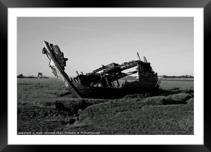Ship Wreck 1 Framed Mounted Print by Mark ODonnell
